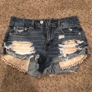 American Eagle High-Rise Festival Jean Shorts 💙